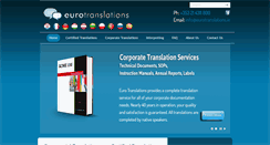 Desktop Screenshot of eurotranslations.ie
